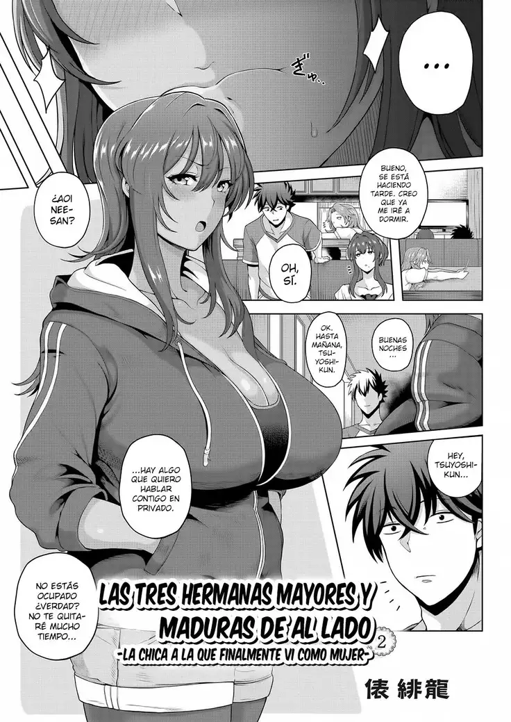 Toshiue Zukushi Jukushita Sanshimai | Las tres hermanas mayores y maduras de al lado Cap.1-2