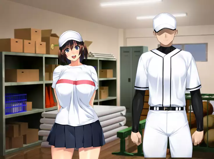 The manager of baseball club gives a body to the hateful supervisor for a boyfriend