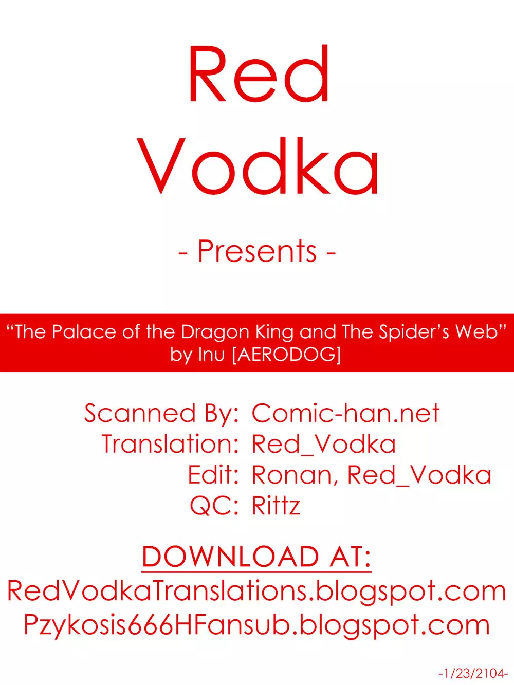 The Palace of the Dragon King and The Spider's Web