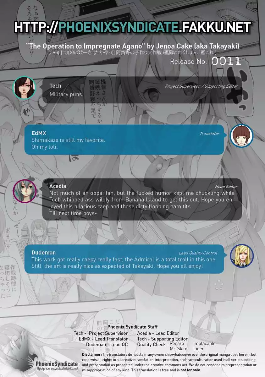 The Operation to Impregnate Agano