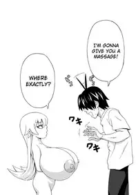 [K.F.D. (PIero)] Chibi de Bakunyuu na Waga Goshujin-sama | My Big Breasted Master in Loli Form (Bakemonogatari) [English] [4dawgz + FUKE]