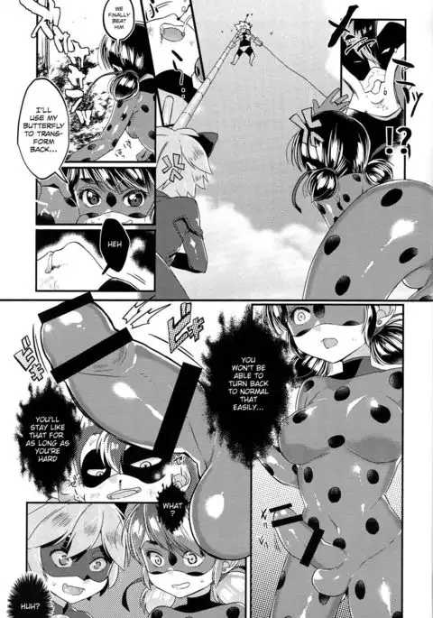 Teki no Shoi de Futanari ni Sareta Ladybug ga Cat Noir no Shojo o Ubacchau Hon {Shotachan}
