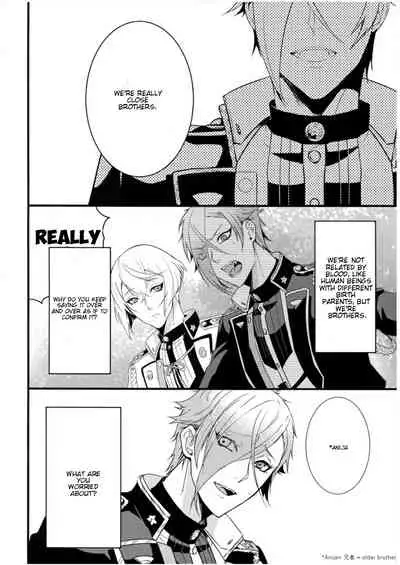 (Chou Senka no Toki 25) [Mitsu (kani)] Oni-san Kochira-te no Naru Hou e (Touken Ranbu) [English]